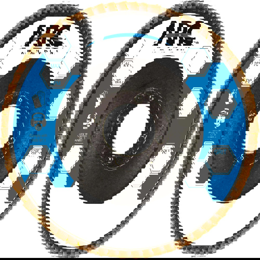 Flap Discs; Disc Diameter: 4-1/2 ; Center Hole Size: 7/8 ; Flap Disc Type: Type 29 ; Grit: 80 ; Abrasive Material: Zirconia Alumina ; Attachment Type: Arbor Hole