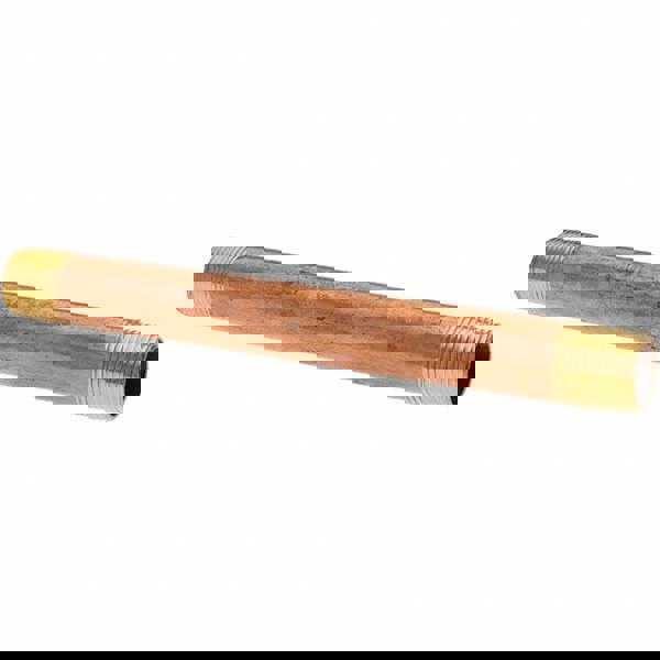 Brass Pipe Nipple: Threaded on Both Ends, 6