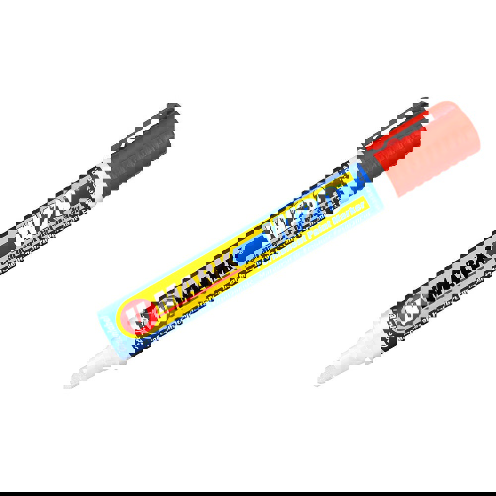 Markers & Paintsticks; Marker Type: Liquid Paint Marker; Tip Shape: Bullet; Chisel; Color: Red; Ink Type: Xylene-free; Water Base; Fade Resistant; Water Resistant; Tip Type: Reversible; Bullet; Chisel; For Use On: Wood; Glass; Cardboard; Plastic; Metal; R