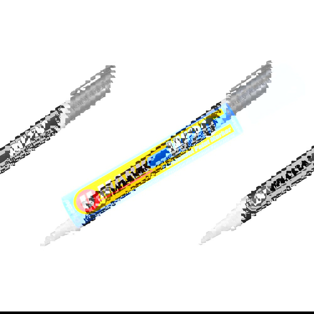 Markers & Paintsticks; Marker Type: Liquid Paint Marker; Tip Shape: Bullet; Chisel; Color: Silver; Ink Type: Xylene-free; Water Base; Fade Resistant; Water Resistant; Tip Type: Reversible; Bullet; Chisel; For Use On: Wood; Glass; Cardboard; Plastic; Metal