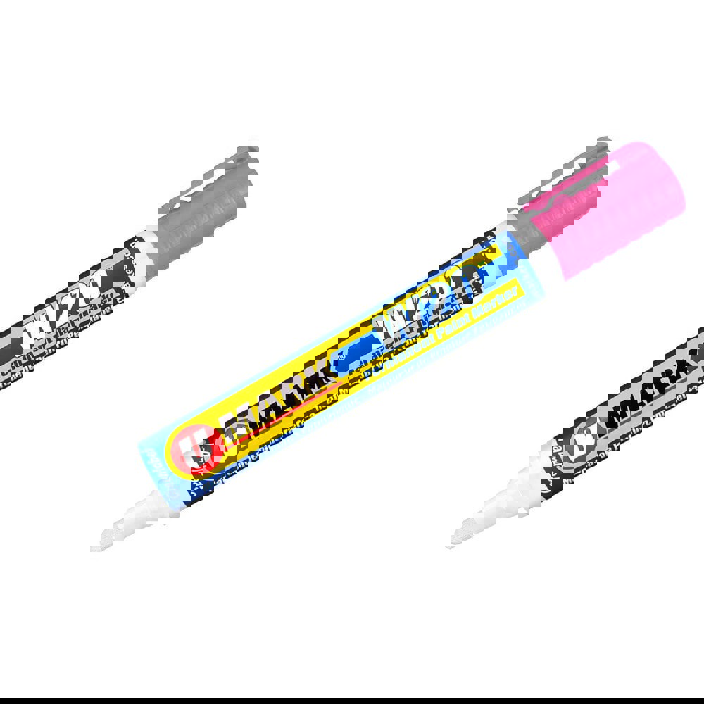 Markers & Paintsticks; Marker Type: Liquid Paint Marker; Tip Shape: Bullet; Chisel; Color: Pink; Ink Type: Xylene-free; Water Base; Fade Resistant; Water Resistant; Tip Type: Reversible; Bullet; Chisel; For Use On: Wood; Glass; Cardboard; Plastic; Metal;