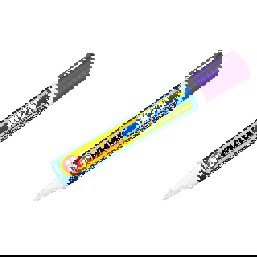 Markers & Paintsticks; Marker Type: Liquid Paint Marker; Tip Shape: Bullet; Chisel; Color: Dark Purple; Ink Type: Xylene-free; Water Base; Fade Resistant; Water Resistant; Tip Type: Reversible; Bullet; Chisel; For Use On: Wood; Glass; Cardboard; Plastic;