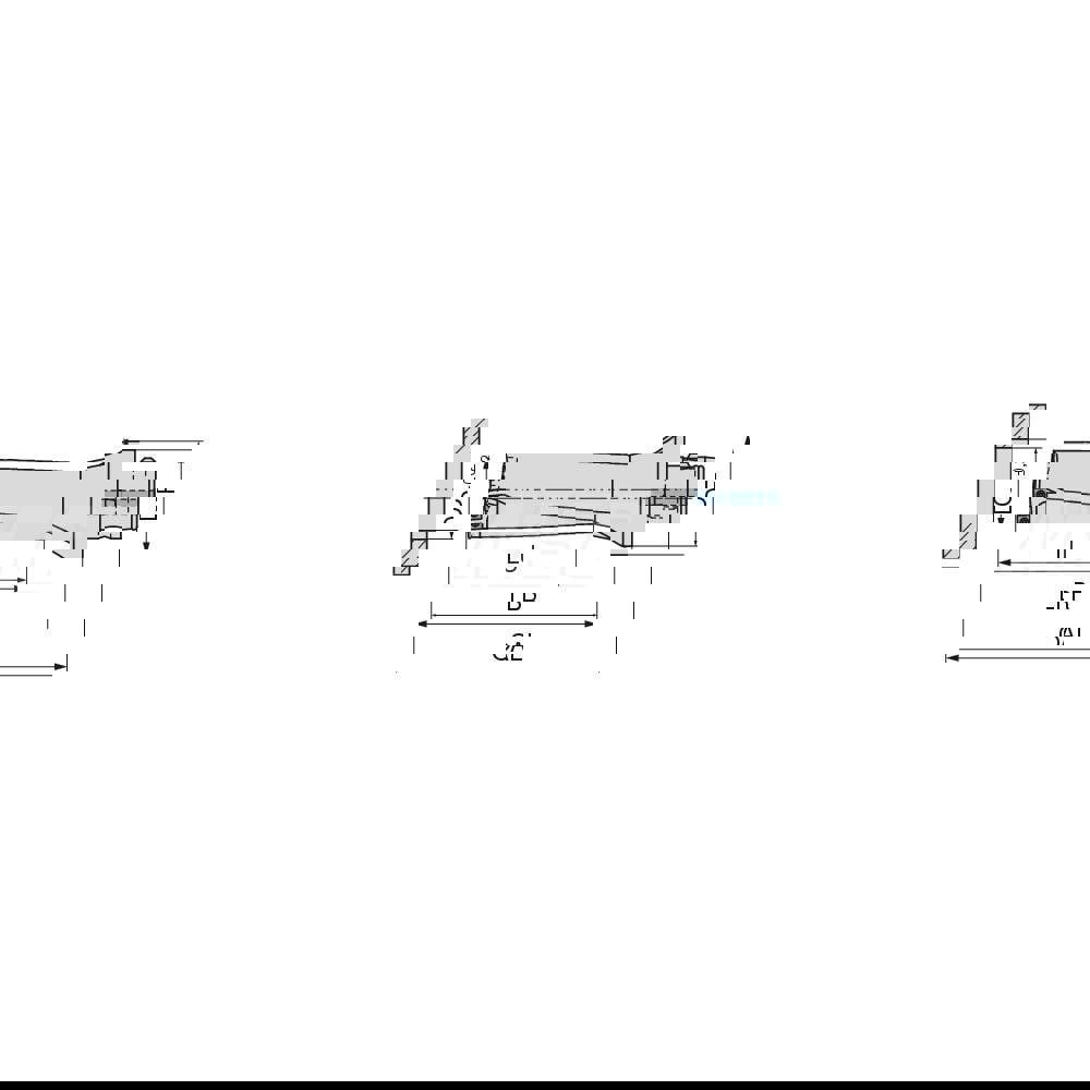 Indexable Insert Drills; Drill Style: KUBQ; Drill Diameter (Decimal Inch): 2.2047; Drill Diameter (mm): 56.00; Maximum Drill Depth (mm): 168.00; Shank Type: Modular Connection; Shank Diameter (mm): 46.00; Drill Diameter Range (Decimal Inch): 2.0000 to 3.0