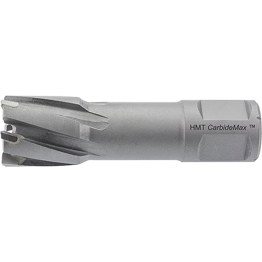 Annular Cutters; Cutter Diameter (Inch): 1-3/8 ; Cutting Depth (Inch): 1-1/2 ; Tool Material: Carbide Tipped ; Connection Type: Weldon ; Connection Size: 3/4 in ; Coating/Finish: Bright/Uncoated
