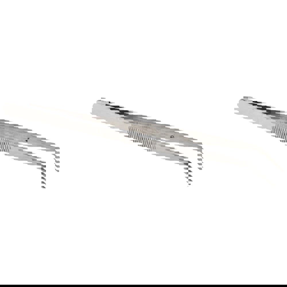 Assembly Tweezer: Stainless Steel, Bent Tip, 5-7/8