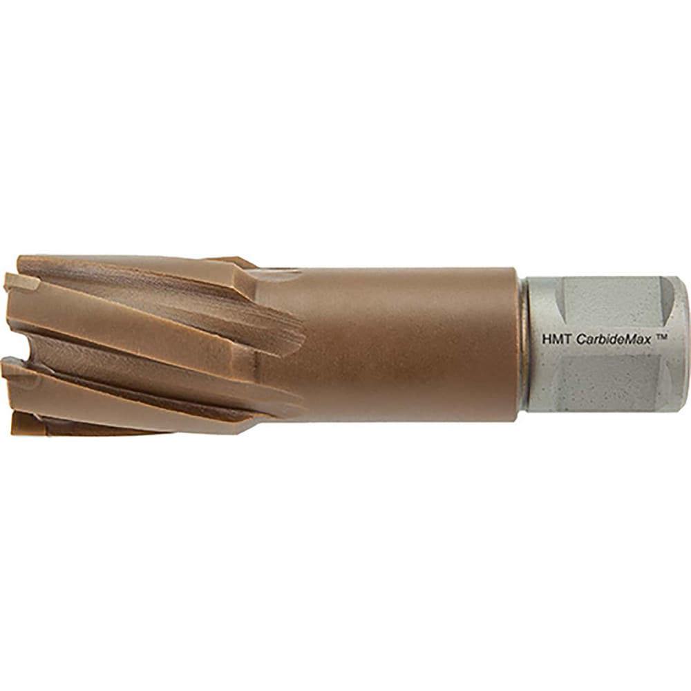 Annular Cutters; Cutter Diameter (Inch): 3/4 ; Cutting Depth (Inch): 2 ; Tool Material: Carbide Tipped ; Connection Type: Weldon ; Connection Size: 3/4 in ; Coating/Finish: TiN