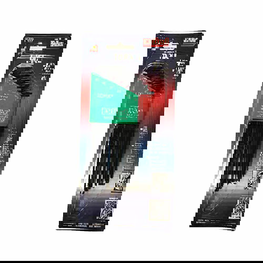 Torx Key Set: 7 Pc, L-Handle