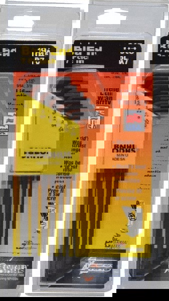 7 Piece L-Key Ball End Hex Key Set