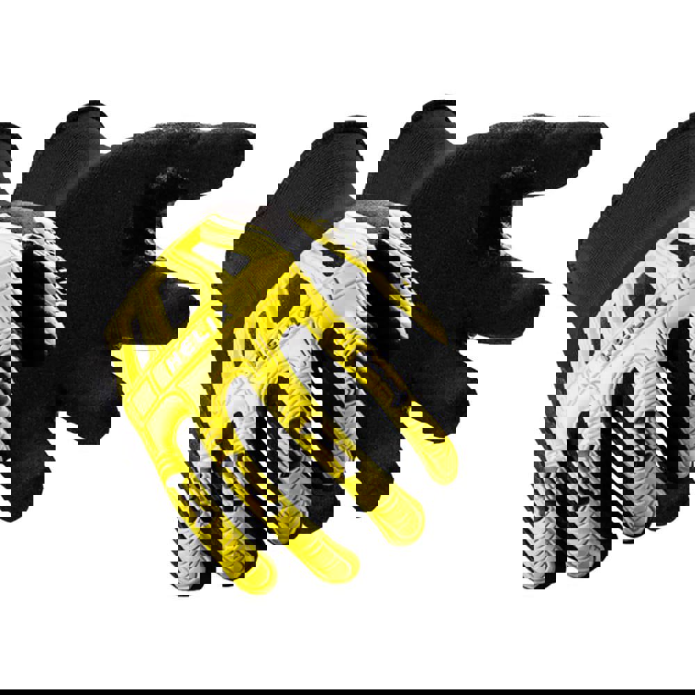 Cut & Puncture-Resistant Gloves: Size L, ANSI Cut A1, ANSI Puncture 2, Nitrile, Nylon Blend