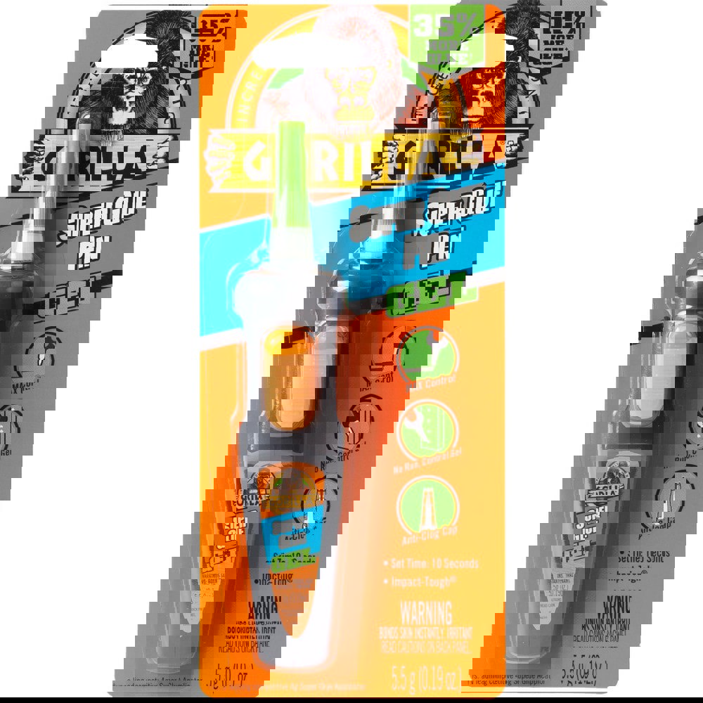 Glue; Glue Type: Super Glue ; Container Size: 5.5 g ; Container Type: Pen ; Working Time: Instant ; Color: Clear ; Full Cure Time (Hours): 24.00