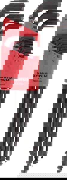 9 Piece L-Key Ball End Hex Key Set