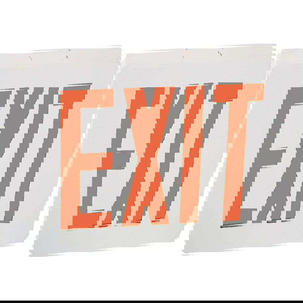 Combination Exit Signs; Mounting Type: Ceiling Mount; Surface Mount; Wall Mount ; Number of Faces: 2 ; Lamp Type: LED ; Number of Heads: 0