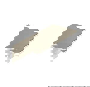 Edge Pull 3 in (76 mm) Center-to-Center Satin Nickel Cabinet Pull - 10 Pack