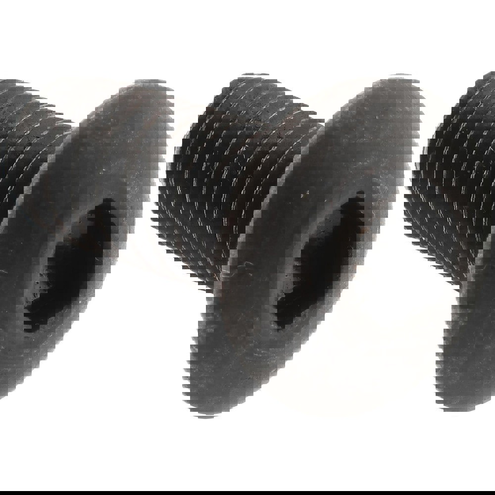 Button Socket Cap Screw: #10-24 x 1/2, Alloy Steel, Black Oxide Coated
