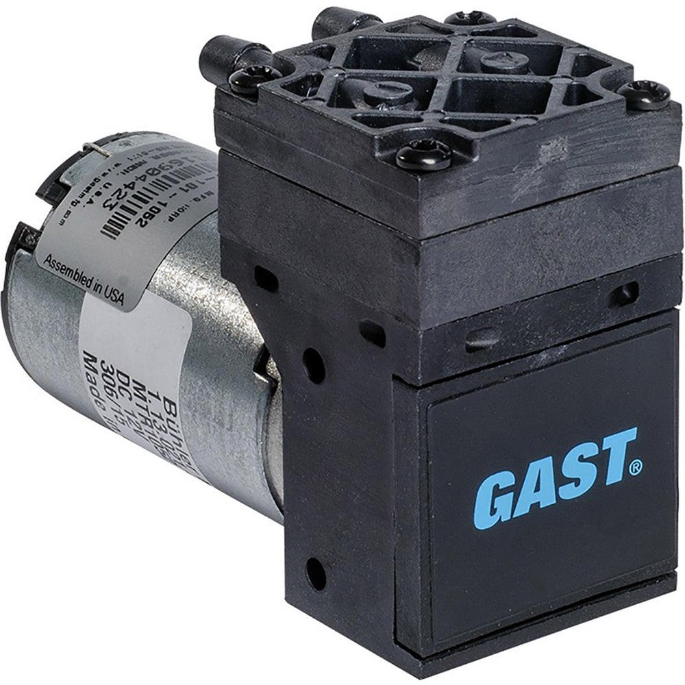 Piston-Type Vacuum Pumps; Compressor Type: Compressor/Vacuum Pump ; Horsepower: 1/125 ; Cubic Feet Per Minute: 0.247 ; Vacuum Pressure: 14 ; Voltage: 12V DC ; Frequency: None