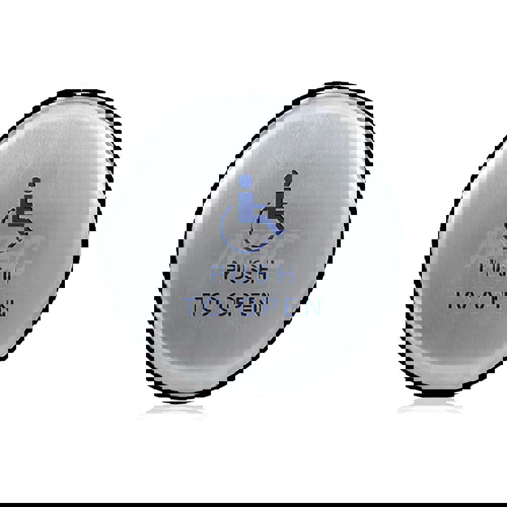 Electromagnet Lock Accessories; Accessory Type: Pushplate ; For Use With: Outdoor Environments or Wash-Down Applications ; Material: Stainless Steel