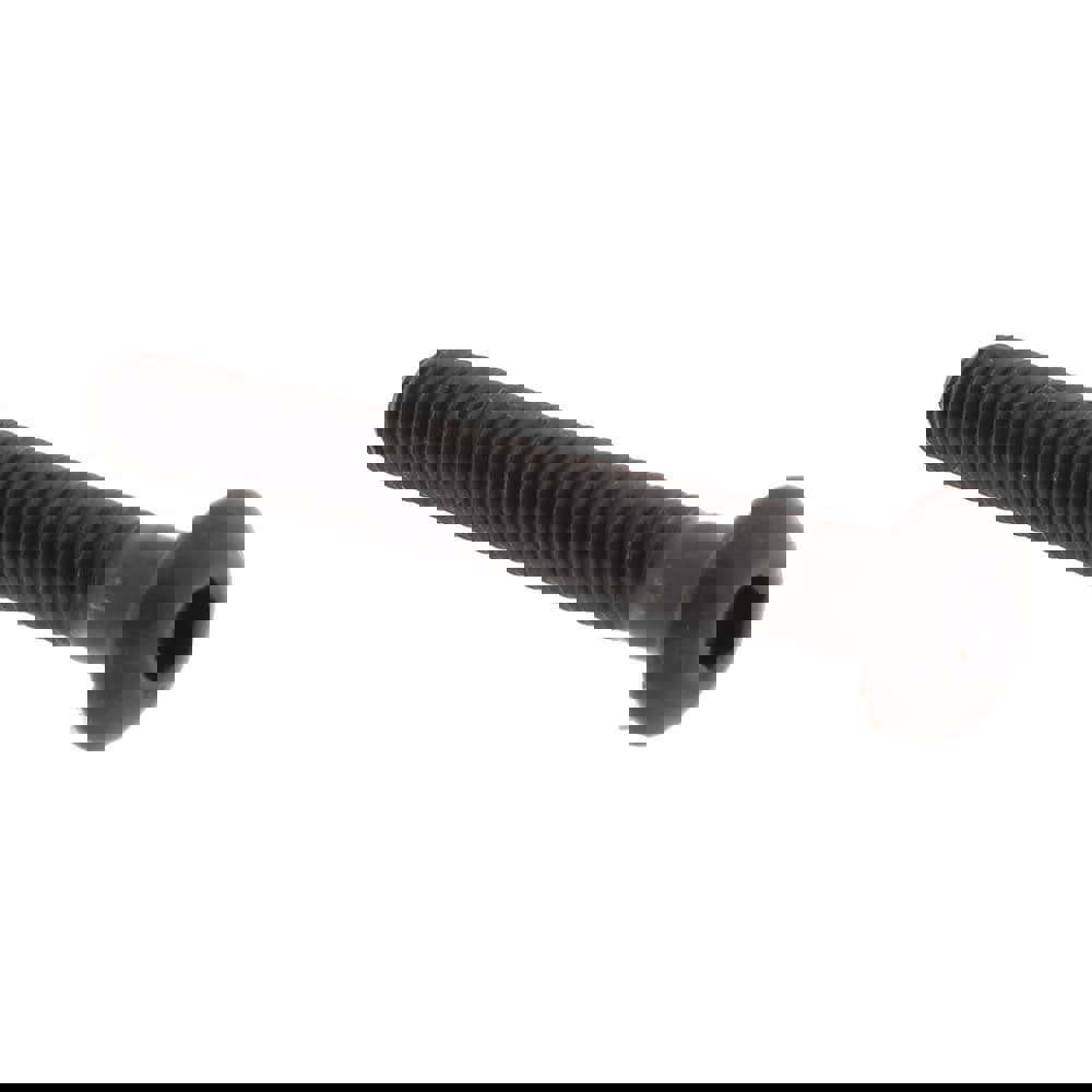 Button Socket Cap Screw: #10-32 x 1-1/2, Alloy Steel, Black Oxide Coated