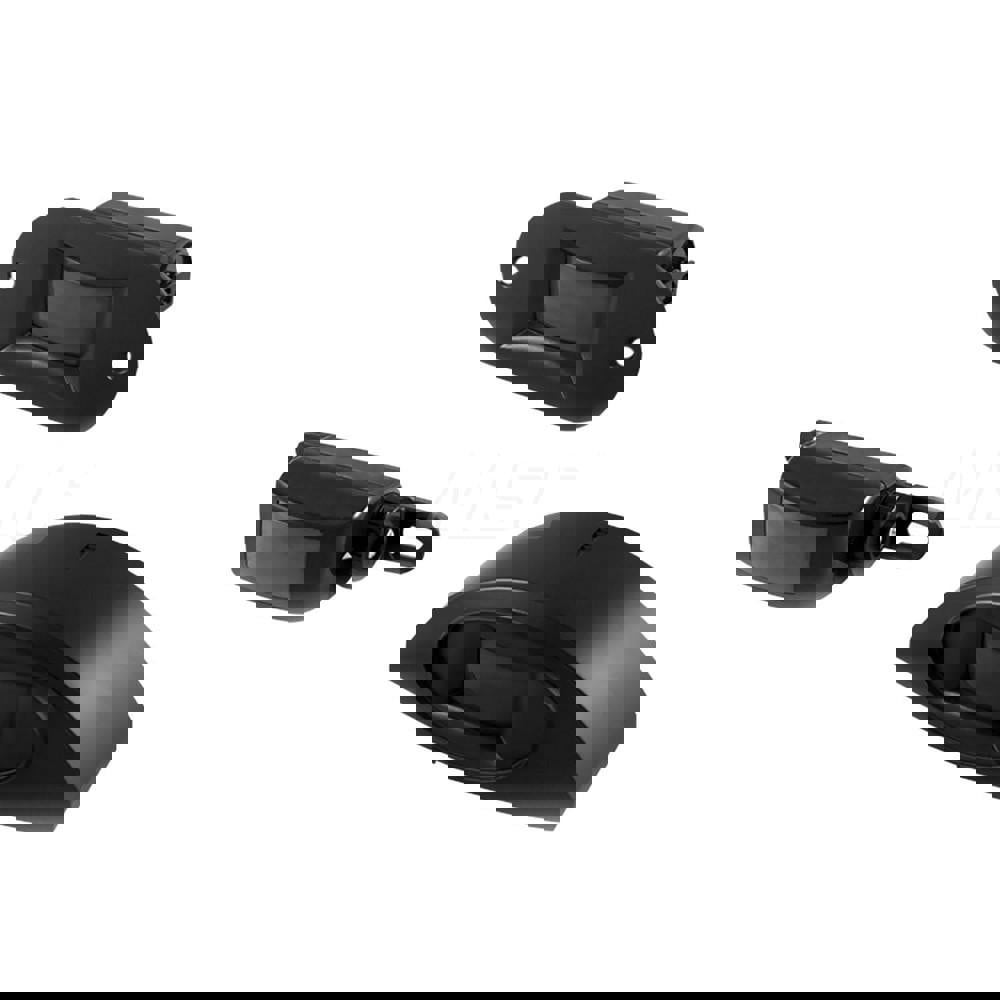 Motion Sensors; Mounting Type: Surface Mount; Sensor Type: Exit Motion Sensor; Coverage (Sq. Ft.): 7.2; Voltage: 12-24; Amperage: 0.01; Cable Length (Feet): 9; Color: Black; Pattern Degrees: 180; Overall Length (Decimal Inch): .8; Overall Width (Decimal I