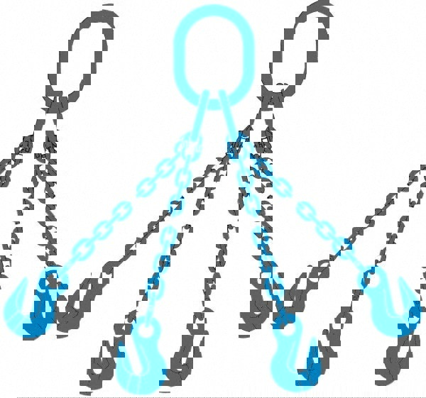 Chain Sling: 5' Long, 10,600 lb Vertical