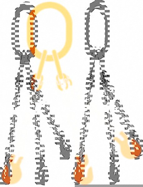 Chain Sling: 5' Long, Steel