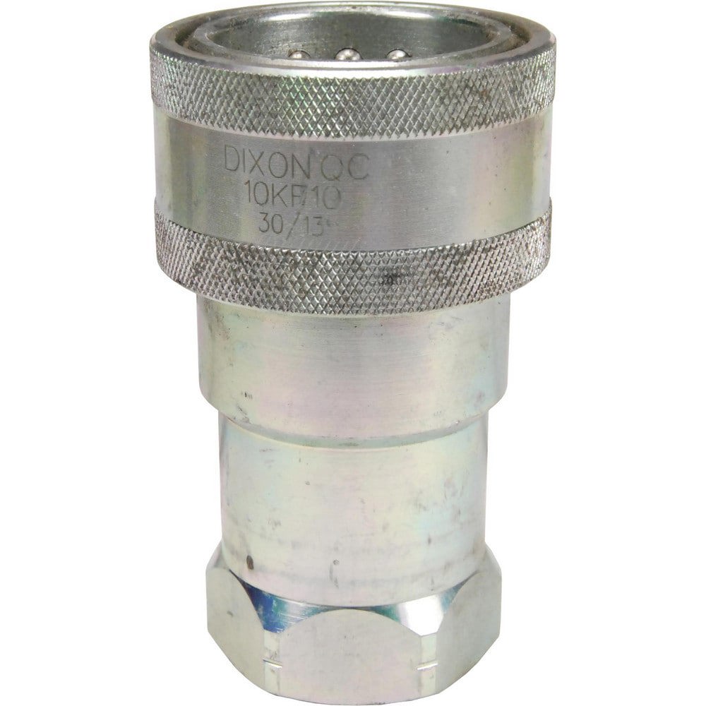 Hydraulic Hose Fittings & Couplings; Type: K-Series ISO-A Interchange Female Coupler ; Fitting Type: Coupler ; Hose Inside Diameter (Decimal Inch): 1.2500 ; Hose Size: 1-1/4 ; Material: Steel ; Thread Type: NPTF