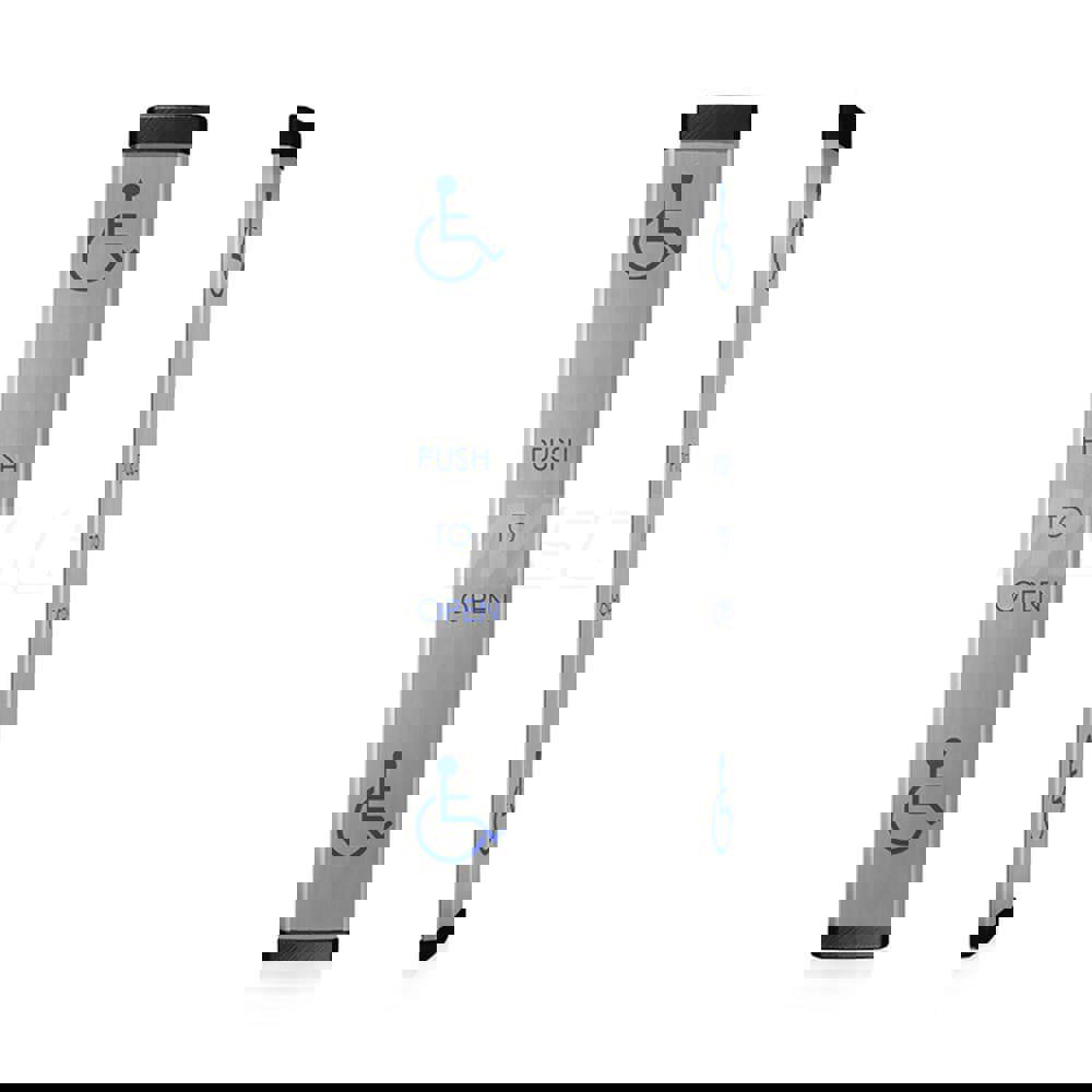 Push Plates; Material: Stainless Steel ; Width (Inch): 6 ; Overall Length (Inch): 36.00 ; Finish/Coating: Stainless Steel ; Shape: Rectangle ; Touchless: No