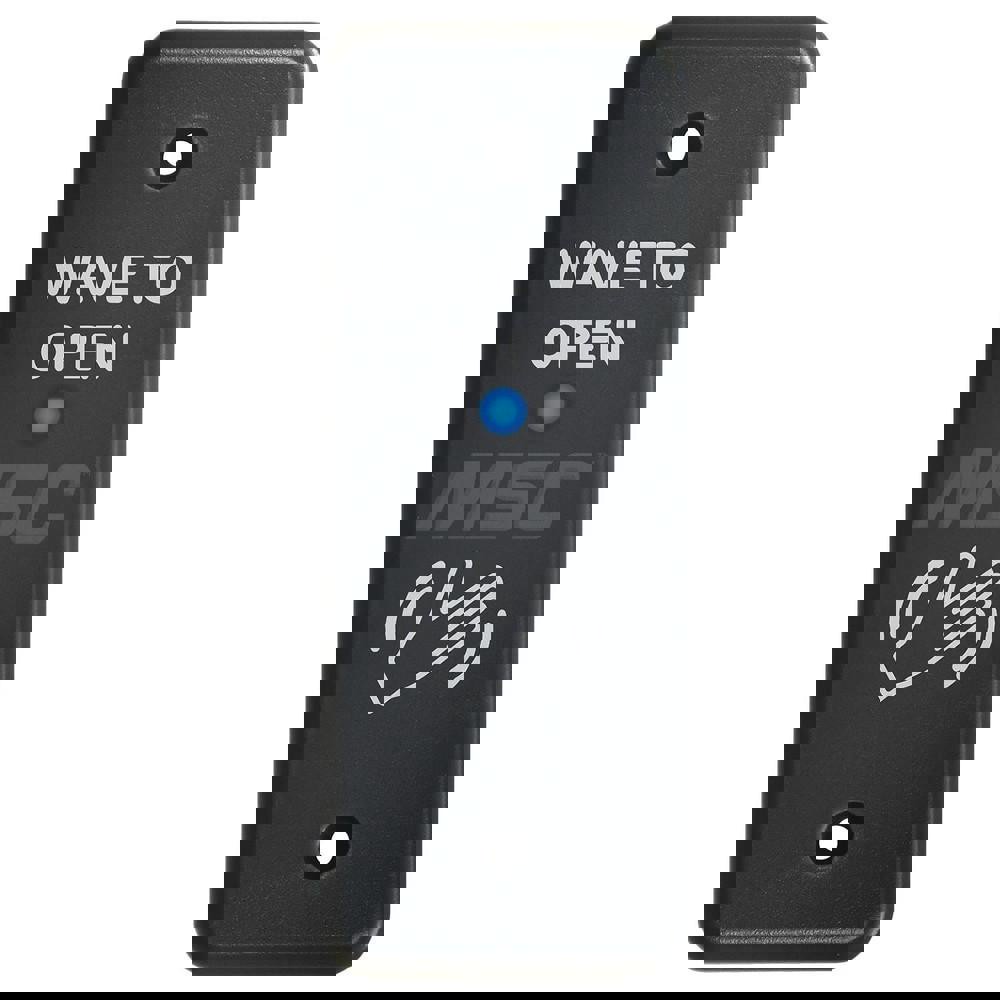 Push Plates; Material: Polycarbonate ; Width (Inch): 2 ; Overall Length (Inch): 4.50 ; Shape: Rectangle ; Plate Thickness: 0.2500 ; Touchless: Yes