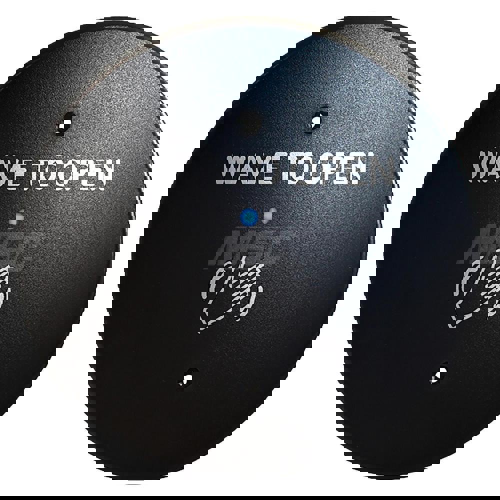 Push Plates; Material: Polycarbonate ; Width (Inch): 6 ; Overall Length (Inch): 6.00 ; Shape: Round ; Plate Thickness: 0.2500 ; Touchless: Yes