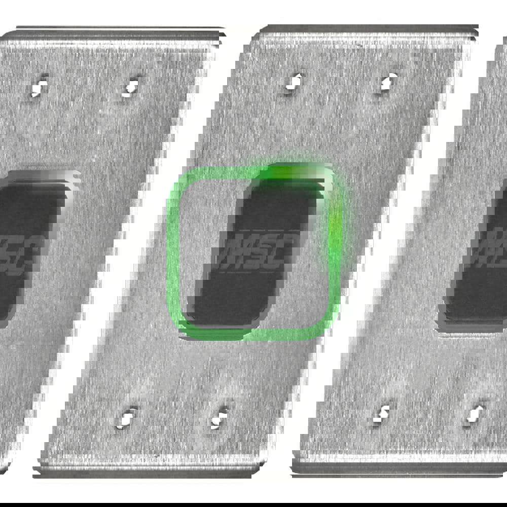 Push Plates; Material: Stainless Steel ; Width (Inch): 5 ; Overall Length (Inch): 4.50 ; Finish/Coating: Stainless Steel ; Shape: Square ; Plate Thickness: 0.1875