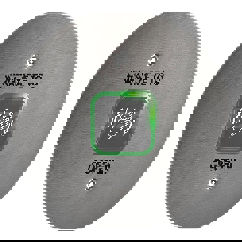 Push Plates; Material: Stainless Steel ; Width (Inch): 6 ; Overall Length (Inch): 6.00 ; Finish/Coating: Stainless Steel ; Shape: Round ; Plate Thickness: 0.1875