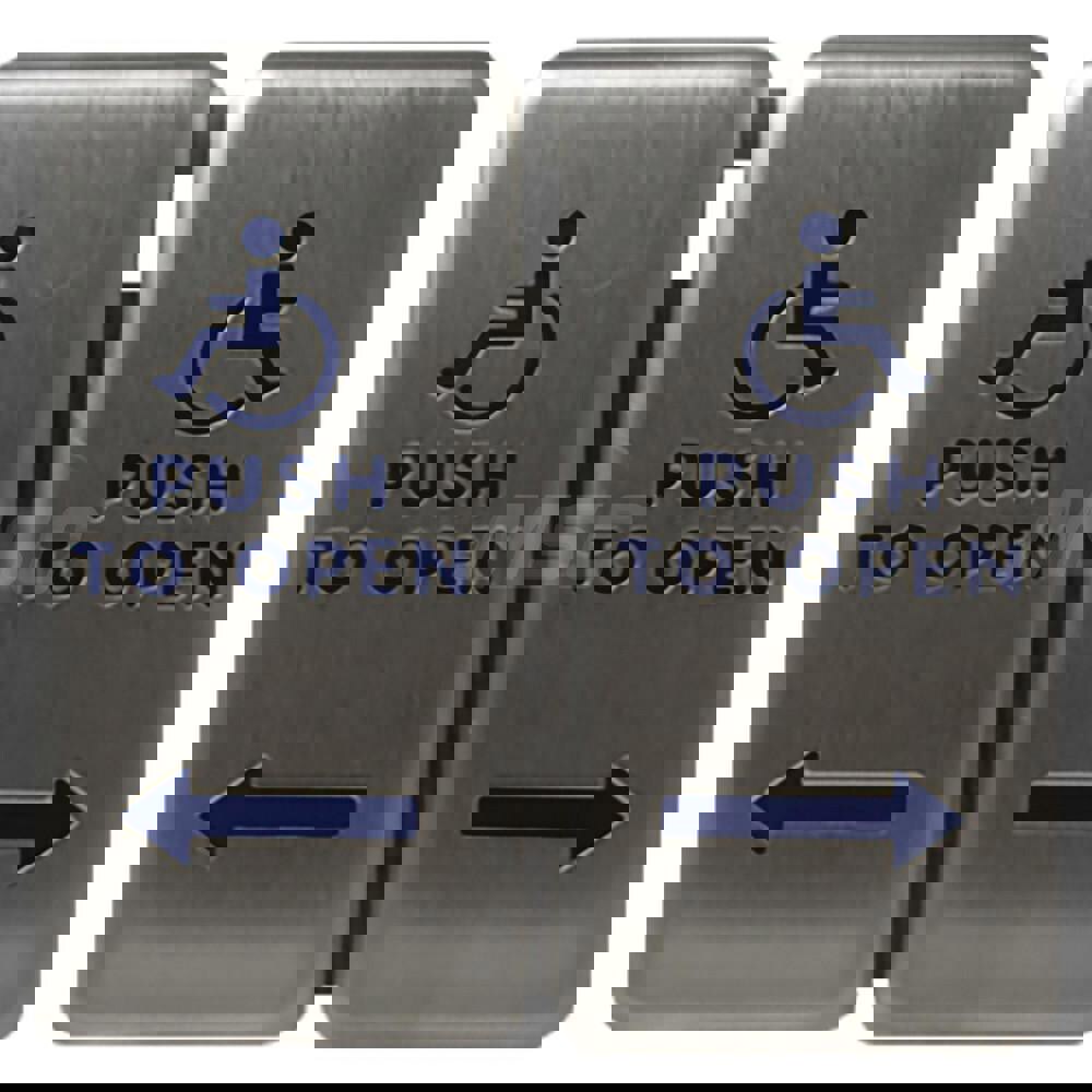 Push Plates; Material: Stainless Steel ; Width (Inch): 5 ; Overall Length (Inch): 4.75 ; Finish/Coating: Stainless Steel ; Shape: Square ; Plate Thickness: 0.1250