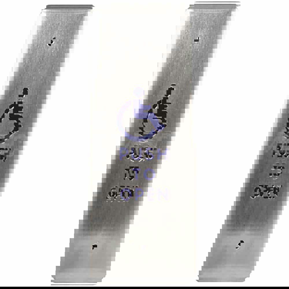 Push Plates; Material: Stainless Steel ; Width (Inch): 2 ; Overall Length (Inch): 4.75 ; Finish/Coating: Stainless Steel ; Shape: Rectangle ; Plate Thickness: 0.1250