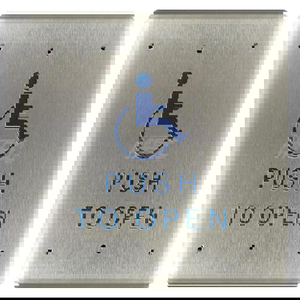 Push Plates; Material: Stainless Steel ; Width (Inch): 5 ; Overall Length (Inch): 4.75 ; Finish/Coating: Stainless Steel ; Shape: Square ; Plate Thickness: 0.1250