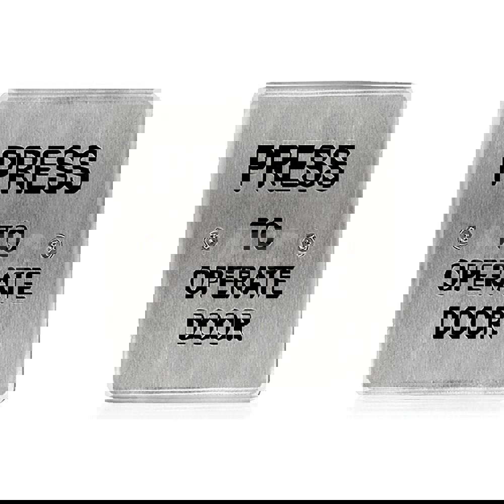 Push Plates; Material: Stainless Steel ; Width (Inch): 5 ; Overall Length (Inch): 4.50 ; Finish/Coating: Stainless Steel ; Shape: Square ; Plate Thickness: 0.1250