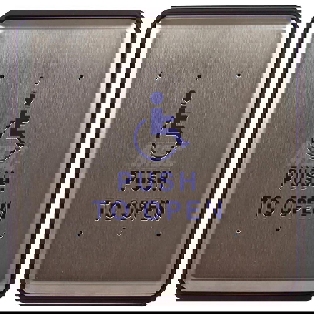 Push Plates; Material: Stainless Steel ; Width (Inch): 6 ; Overall Length (Inch): 6.00 ; Finish/Coating: Stainless Steel ; Shape: Square ; Plate Thickness: 0.1250