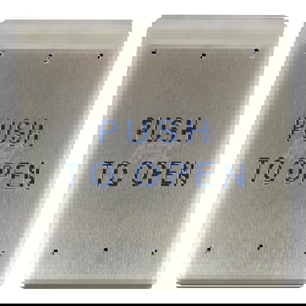 Push Plates; Material: Stainless Steel ; Width (Inch): 5 ; Overall Length (Inch): 4.75 ; Finish/Coating: Stainless Steel ; Shape: Square ; Plate Thickness: 0.1250