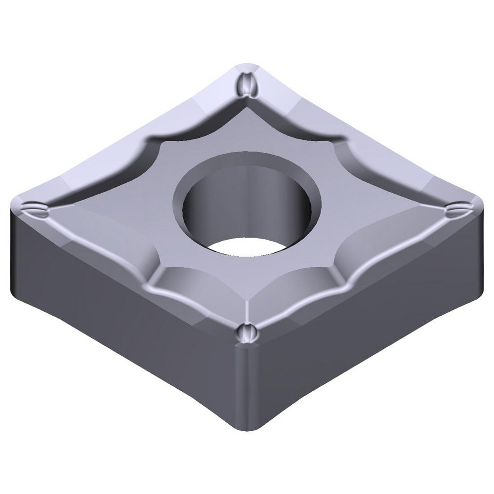 Turning Inserts; Relief Angle: 0 ; Insert Style: CNGG ; Corner Radius (Decimal Inch): 0.0079 ; Included Angle: 80.0 ; Manufacturer Grade: AC5005S ; Coating/Finish: Absotech