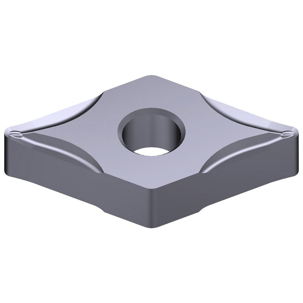 Turning Inserts; Relief Angle: 0 ; Insert Style: DNGG ; Corner Radius (Decimal Inch): 0.0315 ; Included Angle: 55.0 ; Manufacturer Grade: AC5005S ; Coating/Finish: Absotech