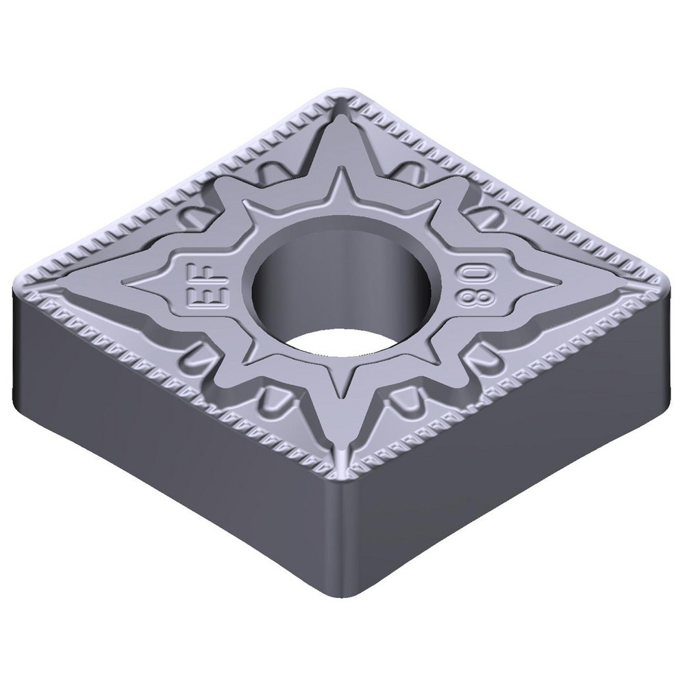 Turning Inserts; Relief Angle: 0 ; Insert Style: CNGG ; Corner Radius (Decimal Inch): 0.0157 ; Included Angle: 80.0 ; Manufacturer Grade: AC5005S ; Coating/Finish: Absotech
