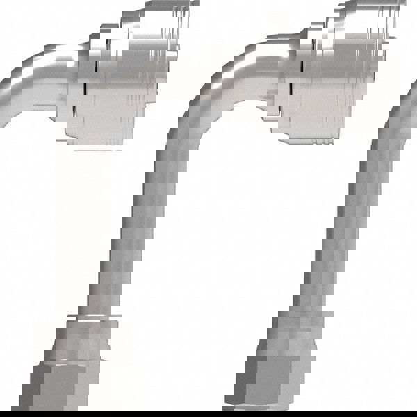 Hydraulic Hose Female ORS Swivel Long Drop 90 Elbow: Hose Size 10, 1-14 Thread