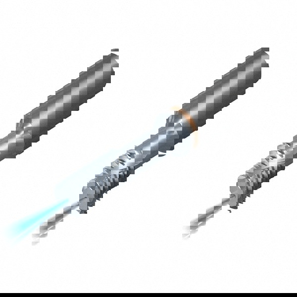 Helical Flute Thread Mill: M8x1.25, Internal, 3 Flute, 8.00 mm Shank Dia, Solid Carbide