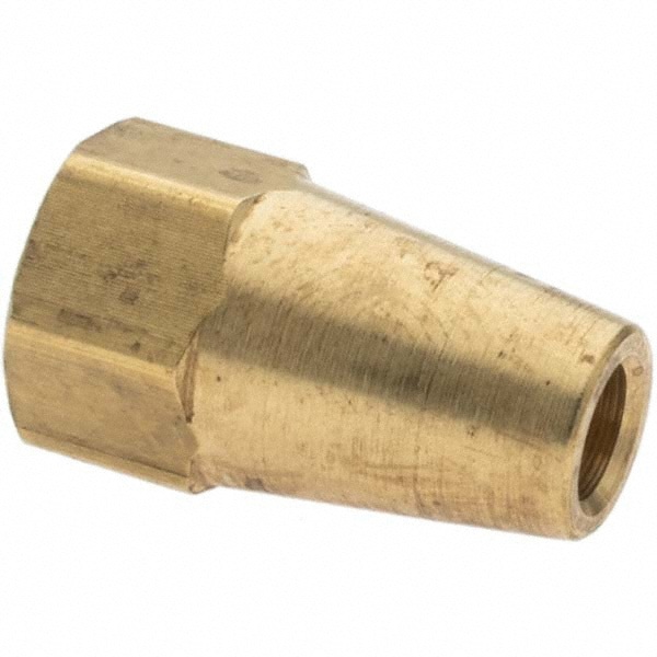 Brass Flared Tube Long Nut: 3/16