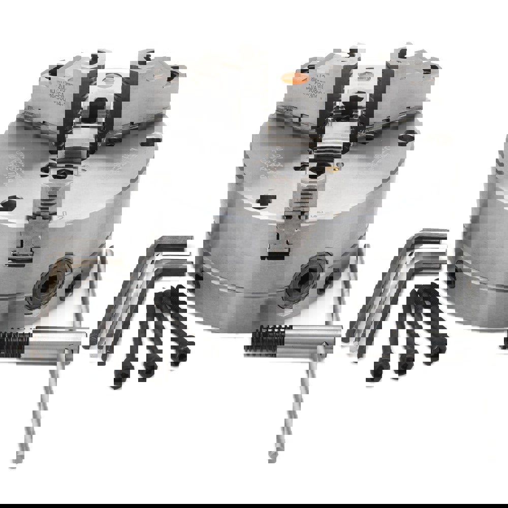 Manual Lathe Chuck: 3 Jaws, 8