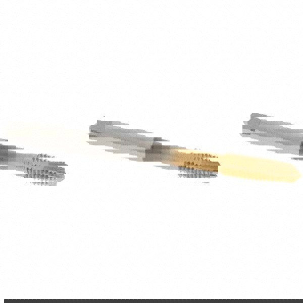 Spiral Point Tap: #10-32 UNF, 3 Flutes, Plug Chamfer, HSS-E-PM, TiN Coated