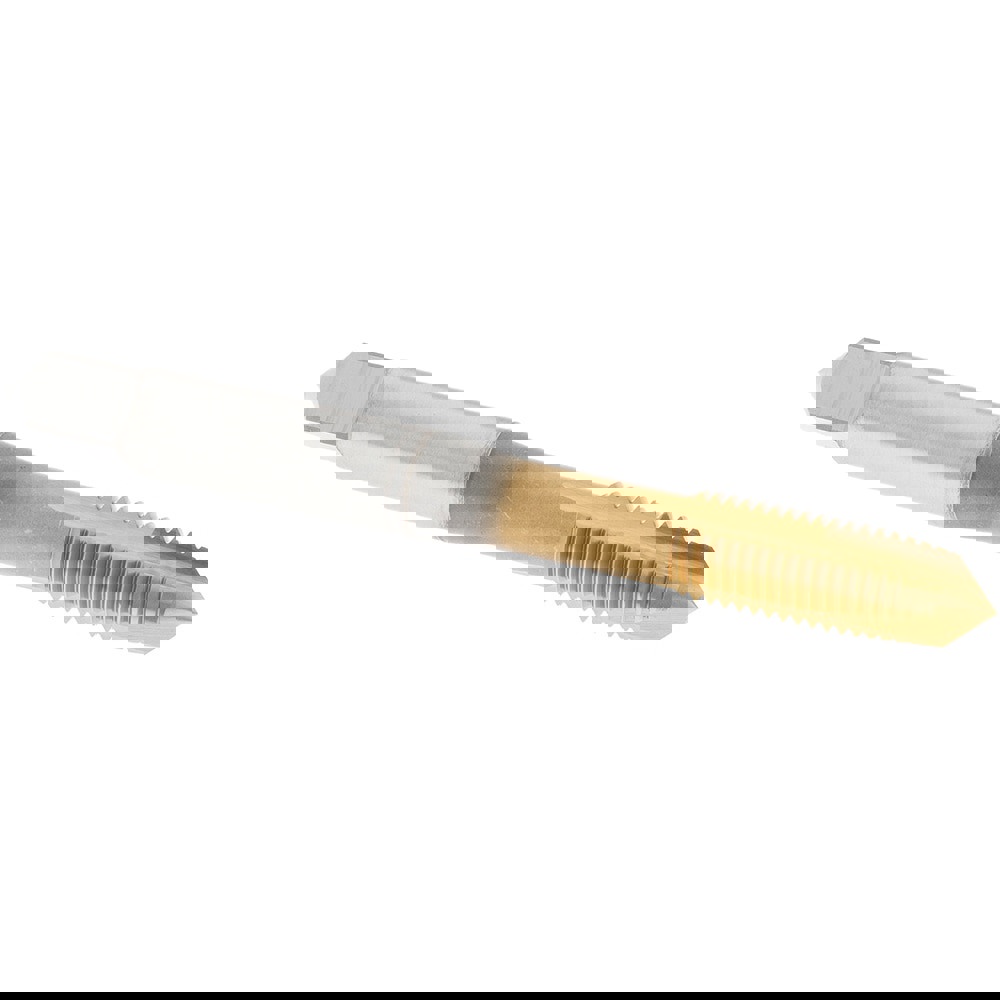 Spiral Point Tap: 5/16-24 UNF, 3 Flutes, Plug Chamfer, 2B Class of Fit, HSS-E-PM, TiN Coated