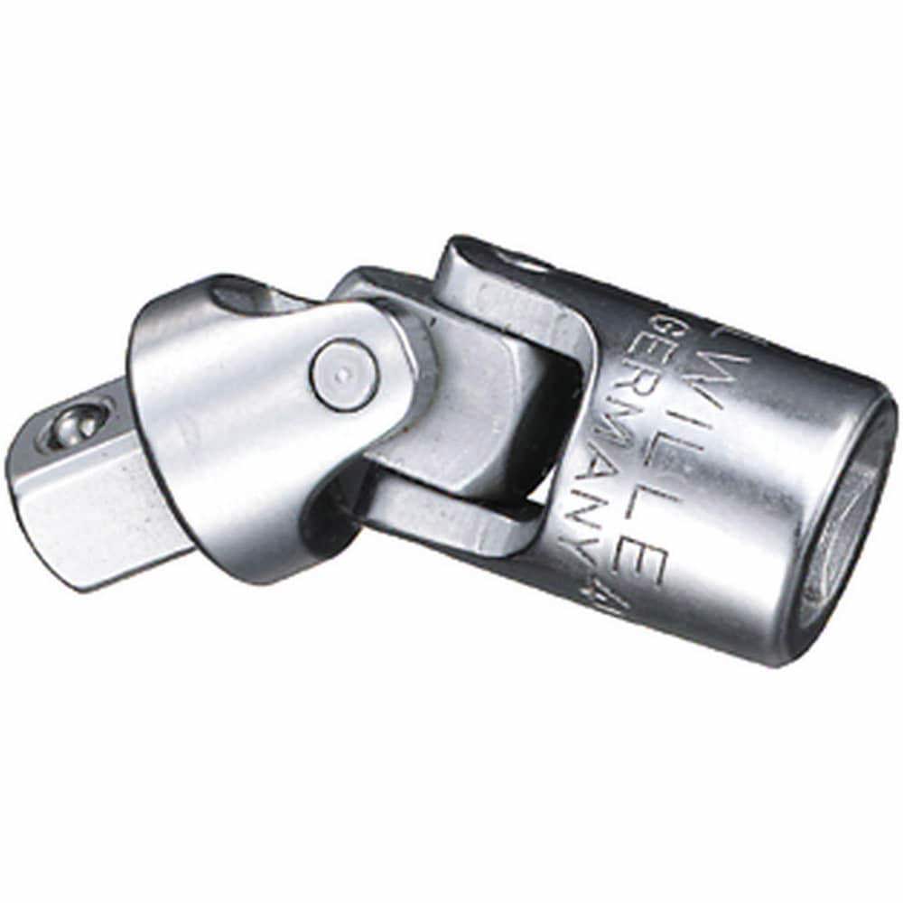 Socket Adapters & Universal Joints; Joint Type: Pin & Block ; Male Size: 1/4 ; Female Size: 1/4 ; Maximum Operating Angle: 300 ; Overall Length (Decimal Inch): 1.5000 ; Finish: Chrome-Plated