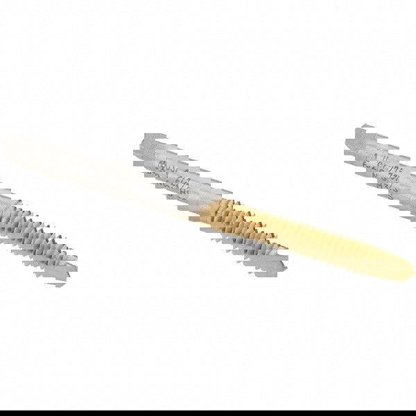 Spiral Point Tap: #6-32 UNC, 2 Flutes, Plug, 2B Class of Fit, High Speed Steel, TiN Coated