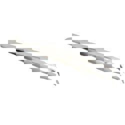 Assembly Tweezer: Stainless Steel, Sharp Bent Point Tip, 4-1/4