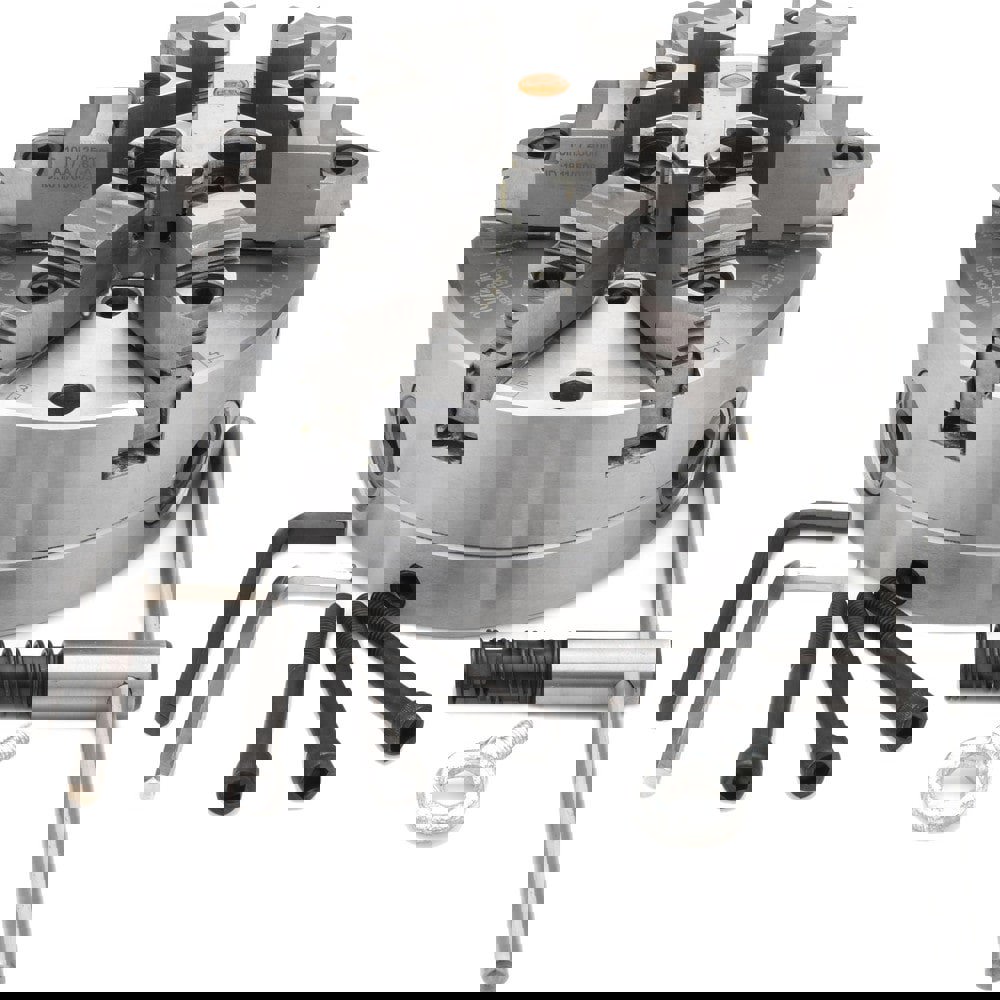 Manual Lathe Chuck: 6 Jaws, 10