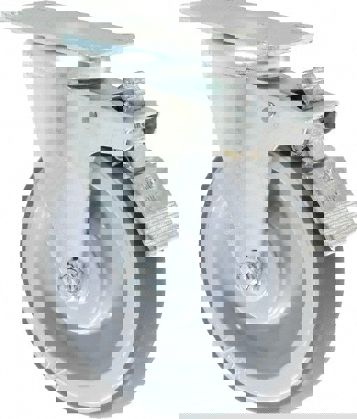 Swivel Top Plate Caster: Thermoplastic Rubber, 5